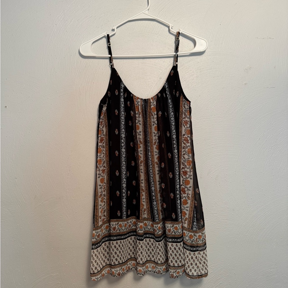 Show Me Your MuMu Ladies Trapeze Honeysuckle Paisley Spaghetti Mini